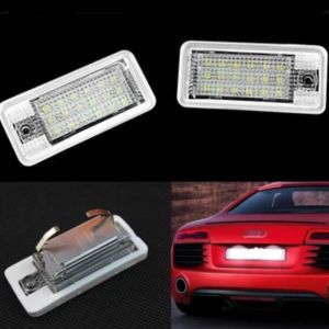 2 PLAFONES LED MATRICULA PARA AUDI