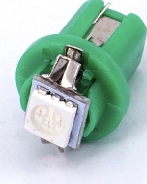 1 BOMBILLA T5 B8.5D VERDE