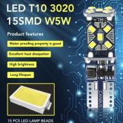 2 LEDS W5W 15 LED